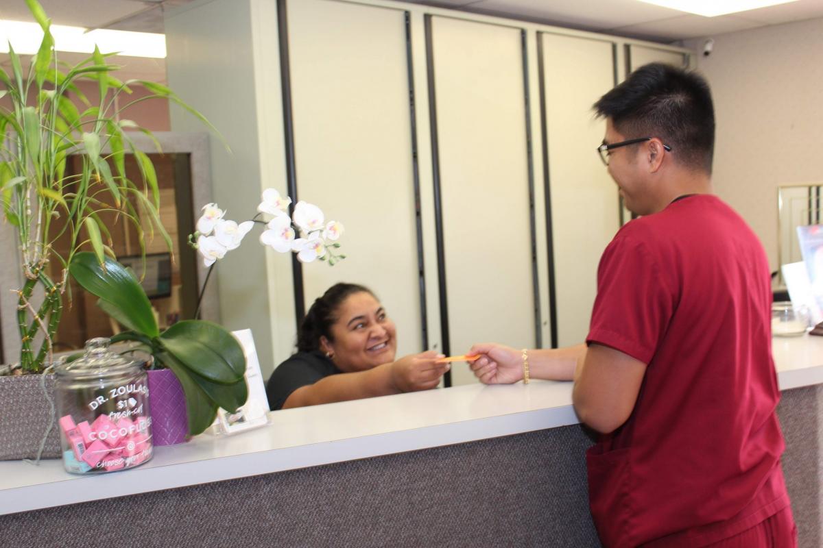 Westborough Dental Care reception and waiting area